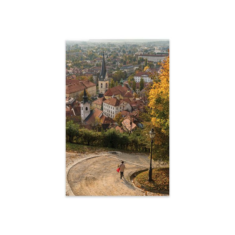 Ebern Designs Slovenia, Ljubljana. Late Afternoon Light Falling On The